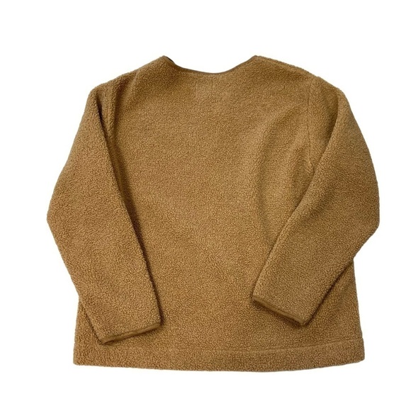 Joie Sherpa Teddy coat jacket fleece Medium Snap Front - Picture 3 of 8